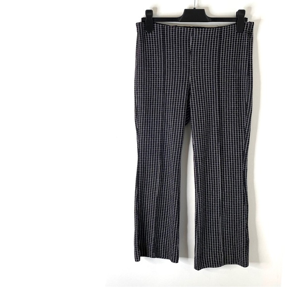 Anthropologie Maeve Black White Plaid Pants - Picture 1 of 7